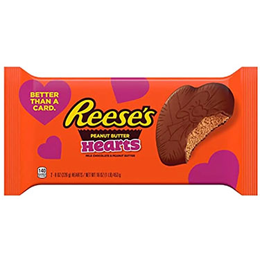 Reeses Milk Chocolate Peanut Butter Hearts 1lb 