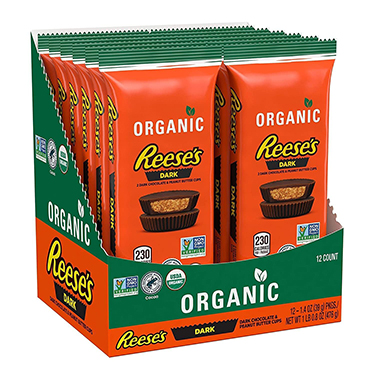 Reeses Organic Peanut Butter Cups 12ct Box 