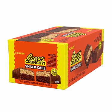 Reeses Snack Cake Crunchy 12ct Box 