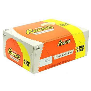 Reeses White Chocolate Peanut Butter Cup King 18ct Box 