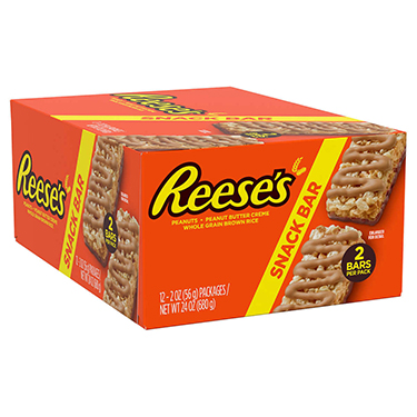 Reeses Snack Whole Grain Bar 12ct Box 