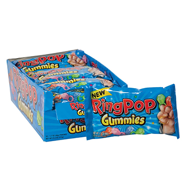 Ring Pop Gummies 1.7oz Bags 16ct Box 