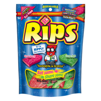 Rips Bites Strawberry and Green Apple 4oz Bag 