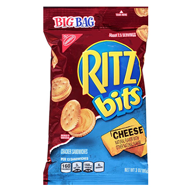 Ritz Bits Cheese Crackers 3oz Bag 