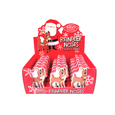 Rudolph Reindeer Nose Single Tin 