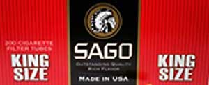 Sago Cigarette Tubes Full Flavor 200ct Box 