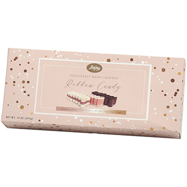 Sevigny Champagne Prossecco Holiday Ribbon Candy 14oz Box 