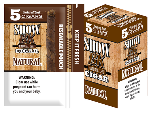 Show BK Natural Leaf Cigars 8 5pks 