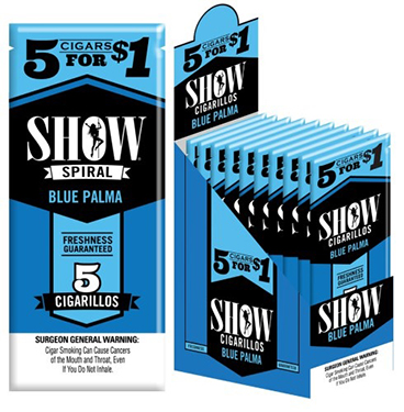 Show Cigarillos Blue Palma 15 5pks 