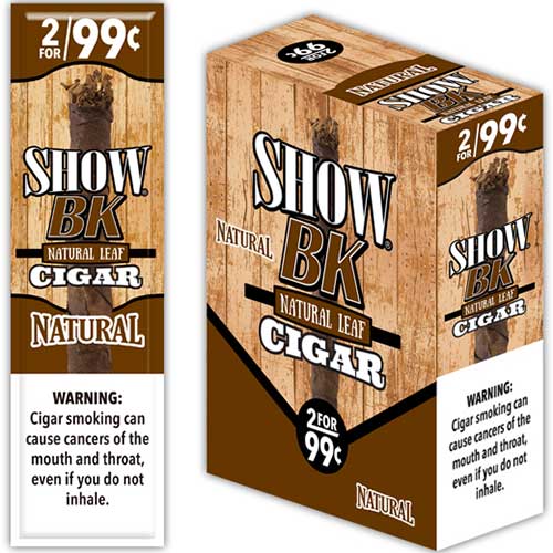 Show BK Natural Leaf Cigars 15 2pks 