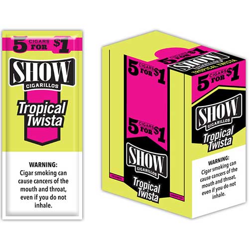 Show Cigarillos Tropical Twist 15 5pks 