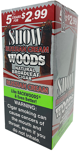 Show Woods Russian Cream Cigars 8 5pks 