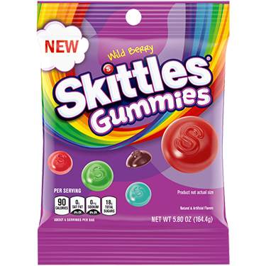 Skittles Gummies Wild Berry 5.8oz Bag 