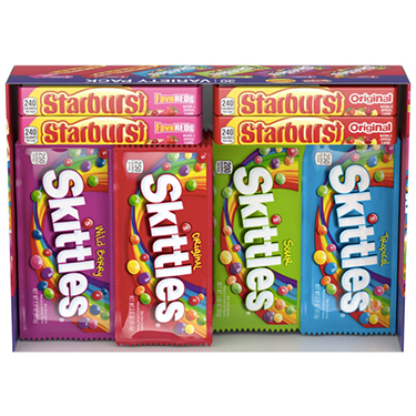 Skittles and Starburst 30ct Variety Pack 