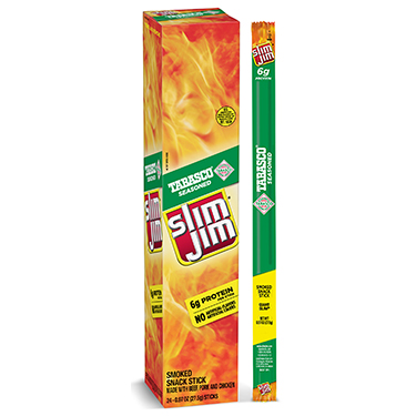 Slim Jim Giant Tabasco 24ct Box 