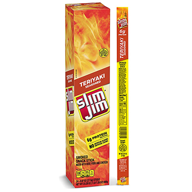 Slim Jim Giant Teriyaki 24ct Box 