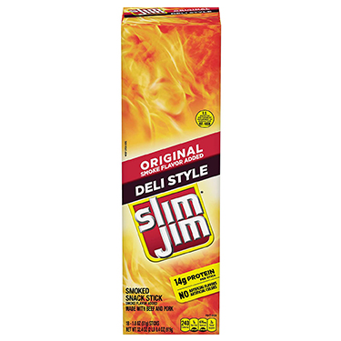 Slim Jim Original Deli Style 18ct Box 