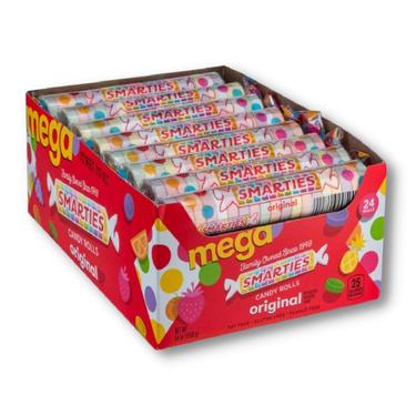 Smarties Mega Candy Rolls 24CT 