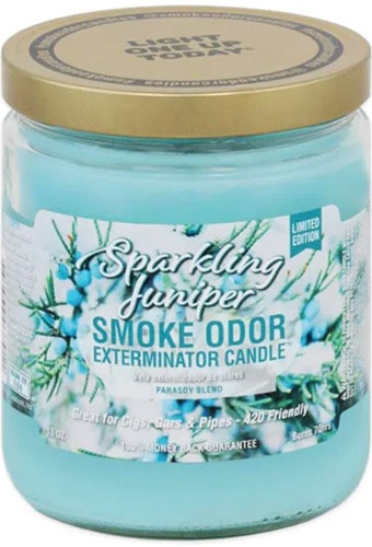 Smoke Odor Exterminator Candle Sparkle Juniper 