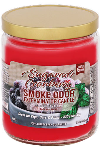 Smoke Odor Exterminator Candle Sugared Cranberry 