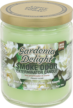 Smoke Odor Exterminator Candle Gardenia Delight 