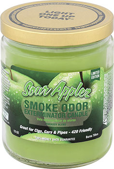 Smoke Odor Exterminator Candle Sour Applez 