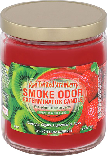 Smoke Odor Exterminator Candle Kiwi Twisted Strawberry 