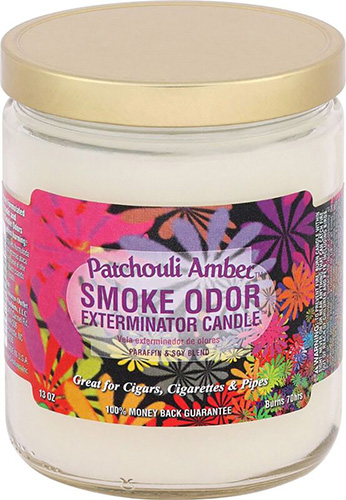 Smoke Odor Exterminator Candle Patchouli Amber 