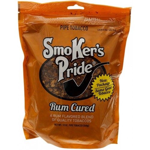 Smokers Pride Rum Cured Pipe Tobacco 12oz 