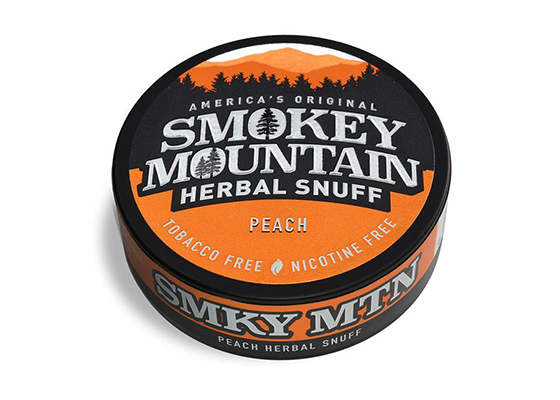 Smokey Mountain Herbal Snuff Peach 10ct 