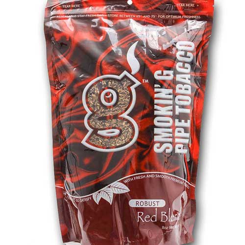 Smokin G Red Robust 8oz Pipe Tobacco 