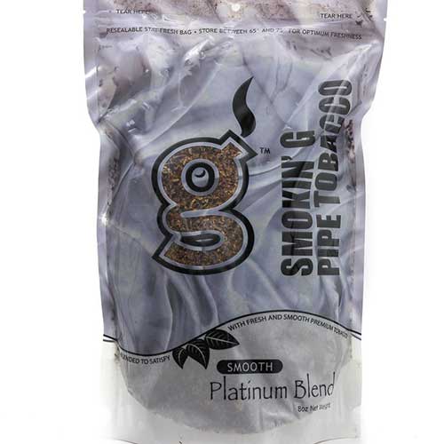 Smokin G Smooth Platinum 8oz Pipe Tobacco 