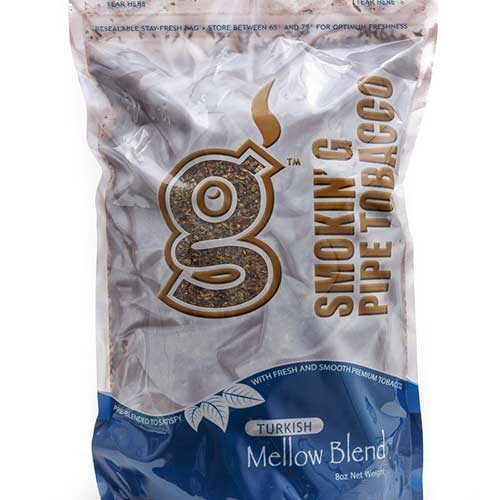 Smokin G Turkish Mellow 8oz Pipe Tobacco 