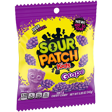 Sour Patch Kids Grape 5.06oz Bag 