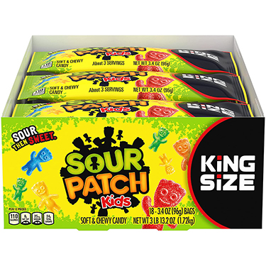 Sour Patch Kids King Size 18ct Box 