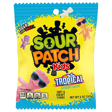 Sour Patch Kids Tropical 5oz Bag 