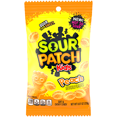 Sour Patch Kids Peach 8.07oz Bag 