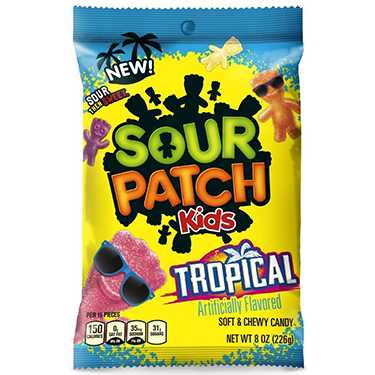 Sour Patch Kids Tropical 8oz Bag 