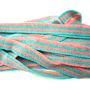 Sour Power Cotton Candy Belts 1lb 