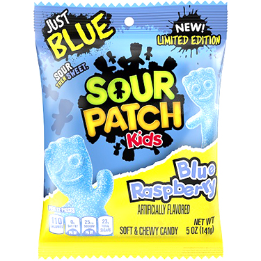 Sour Patch Kids Blue Raspberry 5oz Bag 