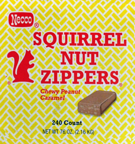 Squirrel Nut Zippers 240ct Tub 