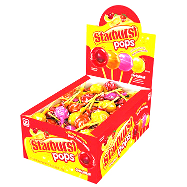 Starburst Pops Original 72ct Box 