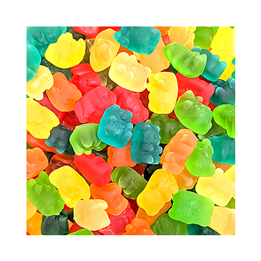 Sunrise Assorted Big Gummi Bears 12 Flavors 1lb 