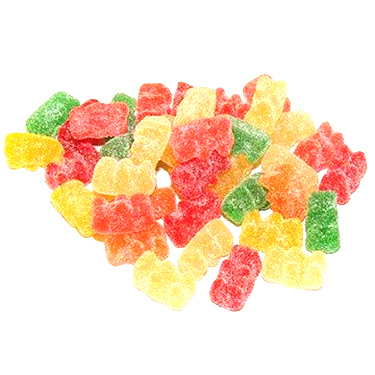 Sunrise Sour Assorted Big Gummi Bears 1lb 