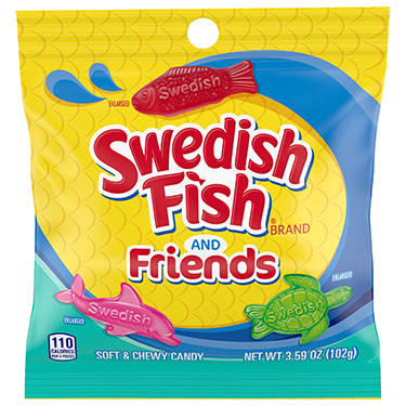 Swedish Fish and Friends 3.59oz Bag 