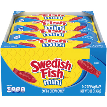 Swedish Fish Mini Red 2oz 24ct Box 