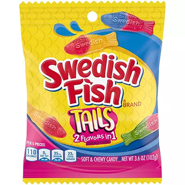 Swedish Fish Tails 3.6oz Bag 