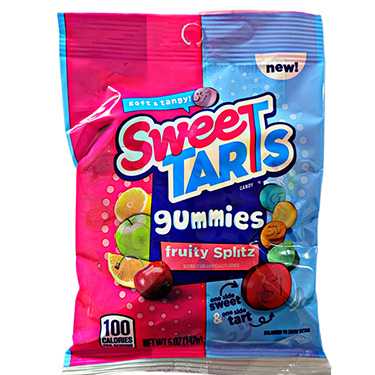 SweeTarts Gummies Fruity Splitz King 5oz Bag 