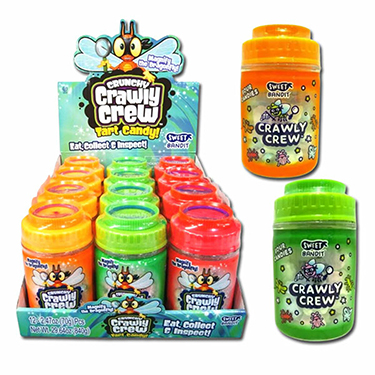 Sweet Bandit Crunchy Crawly Crew Tart Candy 12ct Box 