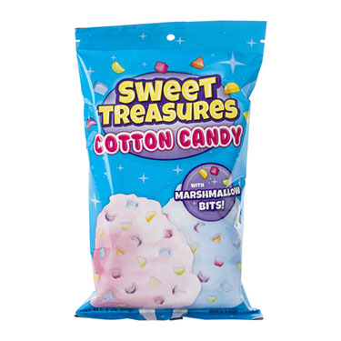 Sweet Treasures Cotton Candy 3oz Bag Expires February 28th 2025 
